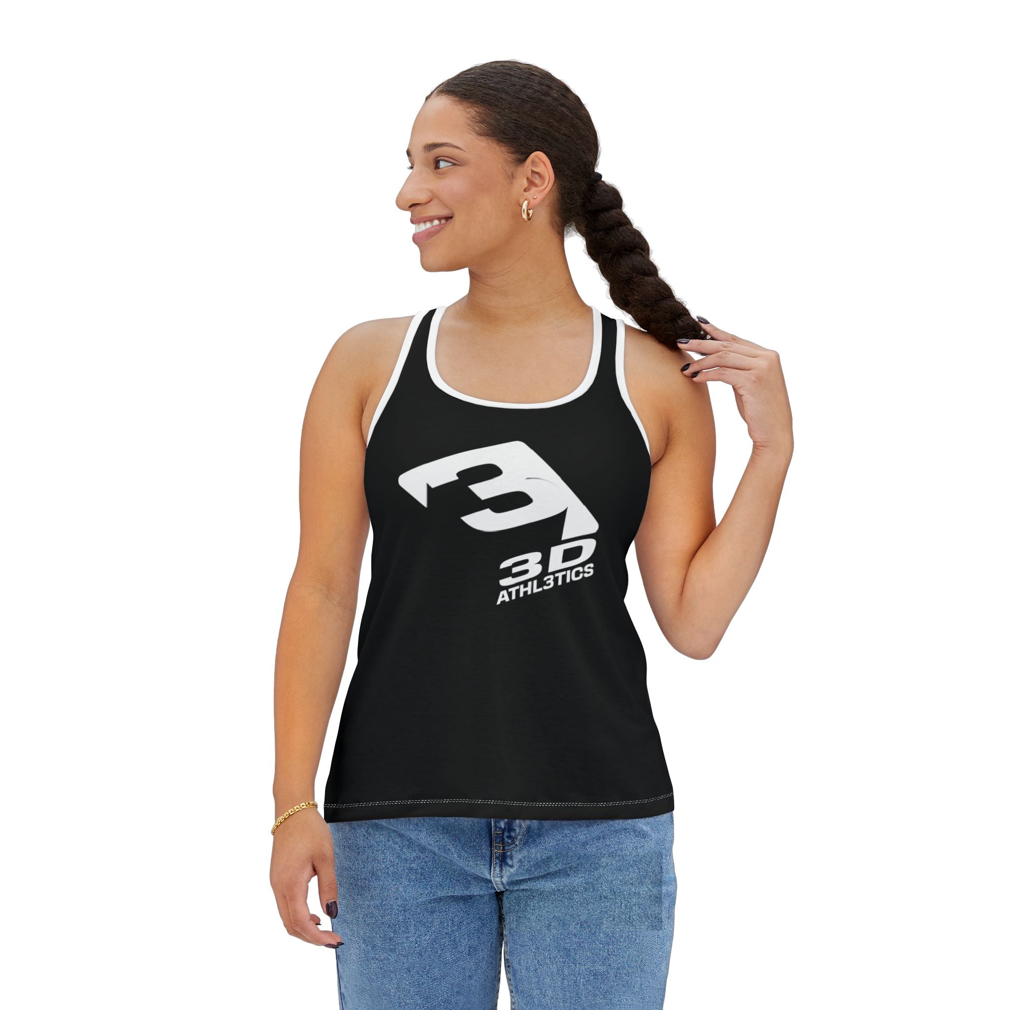 3D Athl3tics - Women's Black Tank Top