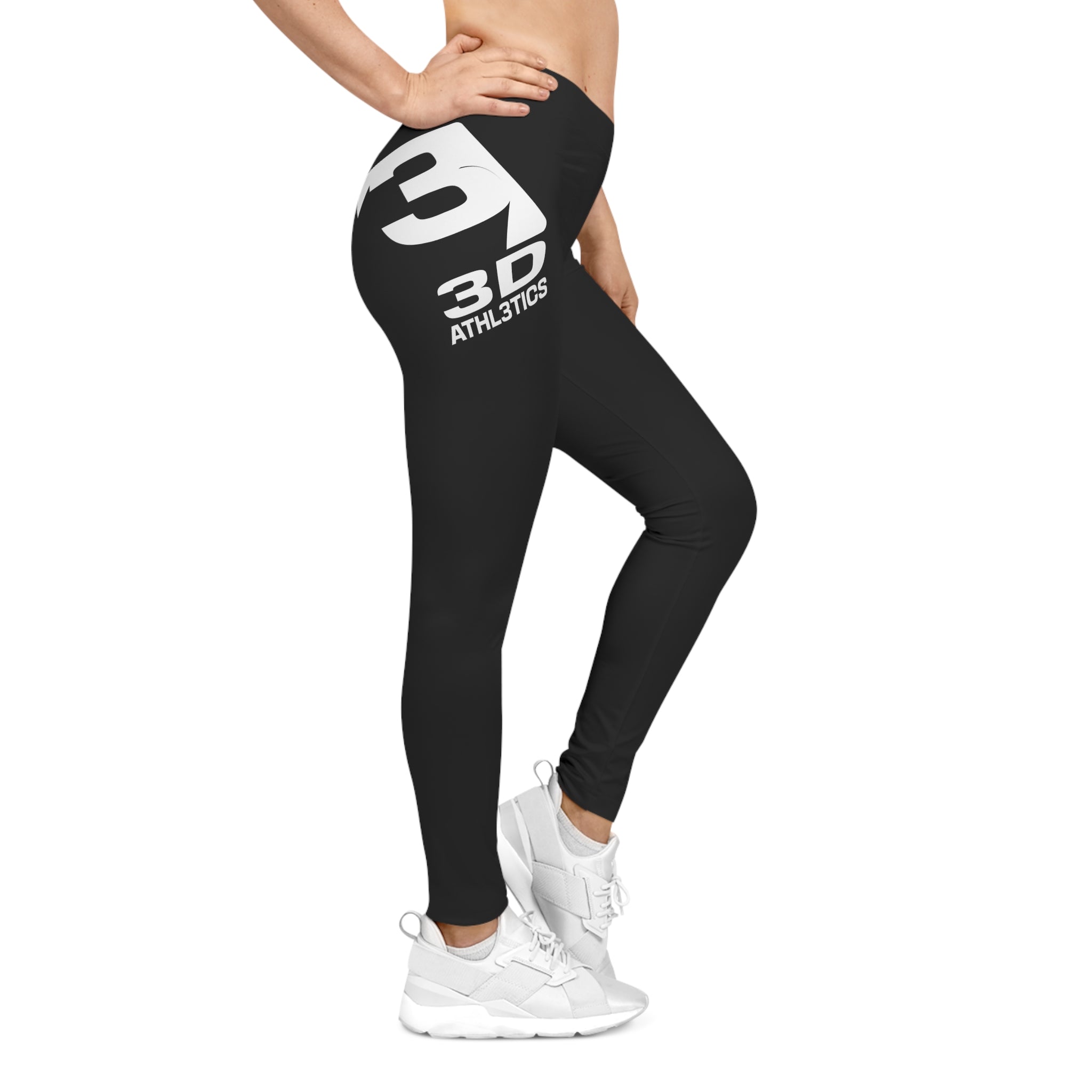 3D Athl3tics - Black Leggings