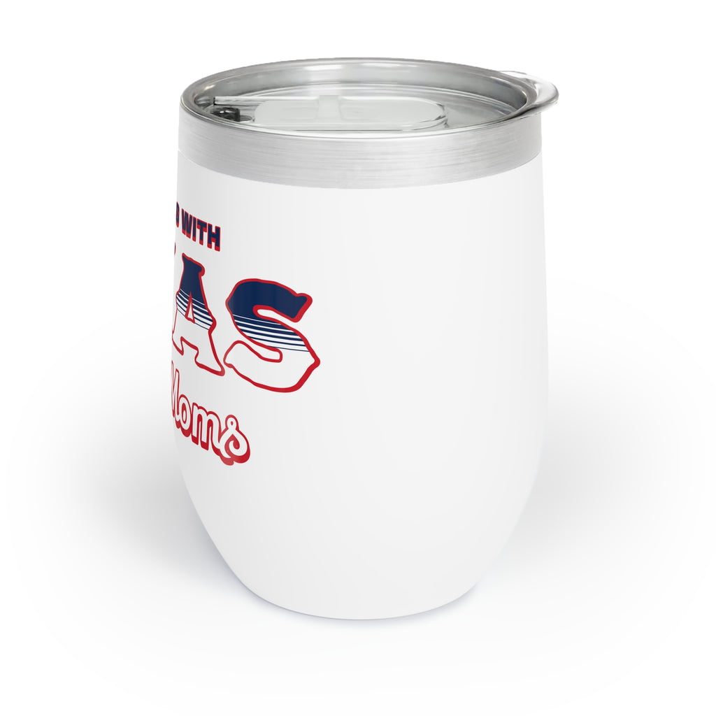 Don't Mess with Texas Hockey Moms - Chill Wine Tumbler